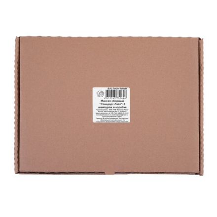 Мангал сборный стальной, размер 500х300х500 мм + 6 шампуров из нержавеющей стали, в коробке, 701728