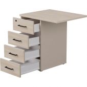 Тумба приставная 0MX_ EVO с топом 254T2203GUDY 710х600x755 каш/Дуб Соната Тумба приставная 0MX_ EVO с топом 254T2203GUDY 710х600x755 каш/Дуб Соната