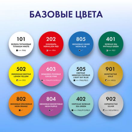 Краски акриловые для техники "Флюид Арт" (POURING PAINT), НАБОР 12 цветов по 60 мл, BRAUBERG ART CLASSIC, 192236