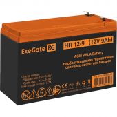 Батарея для ИБП ExeGate HR 12-9 (12V 9Ah 1234W, клеммы F2)(EP129860RUS) Батарея для ИБП ExeGate HR 12-9 (12V 9Ah 1234W, клеммы F2)(EP129860RUS)