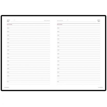 Ежедневник недатированный А5+, 136л, VELVET оранжевый  3-115/06