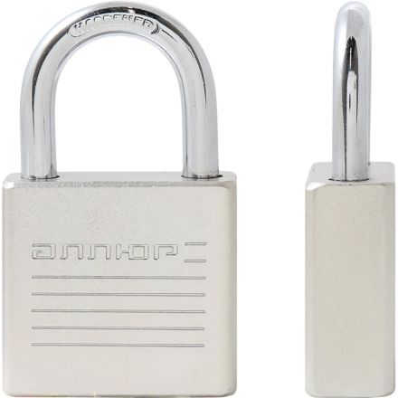 Замок навесной УЗК_Аллюр ВС1Ч-038 (38хd=6х22) чугун (16833) хром (4кл)