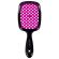 Расческа для волос массажная 20х8,5 см, массажер и щетка для чистки В ПОДАРОК, черная/розовая, MONTE VITA (МОНТЕ ВИТА), 457430