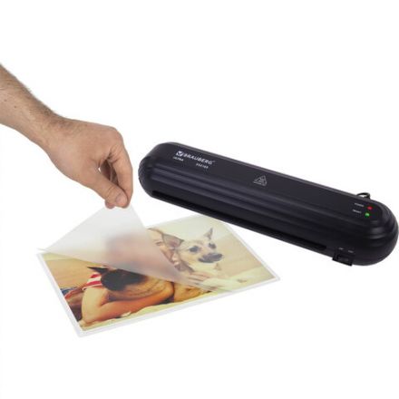 Ламинатор BRAUBERG ULTRA PM235B, ЧЕРНЫЙ, формат A4, толщина пленки 60-150 мкм, скорость 30 см/мин, 532183