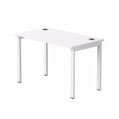 Стол прямой Everprof EVO на металлокаркасе 1180х670х755 мм Белый/Белый