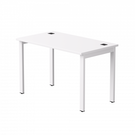 Стол прямой Everprof EVO на металлокаркасе 1180х670х755 мм Белый/Белый