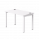 Стол прямой Everprof EVO на металлокаркасе 1180х670х755 мм Белый/Белый