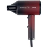 Фен SCARLETT SC-HD70I38, 2000 Вт, 2 скорости, 3 температурных режима, ионизация, черный/бордовый Фен SCARLETT SC-HD70I38, 2000 Вт, 2 скорости, 3 температурных режима, ионизация, черный/бордовый