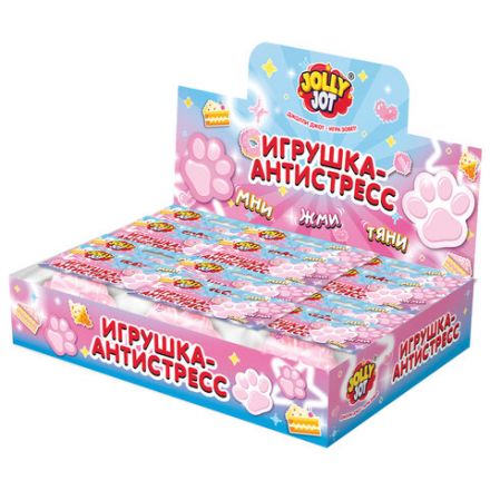 Игрушка-антистресс "ПРОЗРАЧНАЯ ЛАПКА", 7 см, дисплей, JOLLY JOT (ДЖОЛЛИ ДЖОТ), 665818