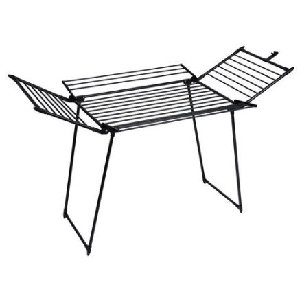 Сушилка напольная для белья раскладная, 5 зон сушки, 25 метров, LAIMA HOME MEGA BLACK, 700471