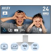 Монитор MSI PRO MP2412W 23.8 FHD VA ,HDMI 1.4,Tilt,100Hz,White,1y war-ty