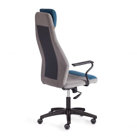 Кресло AVIATOR флок, ткань , синий/серый/серый, 32/29/W-12