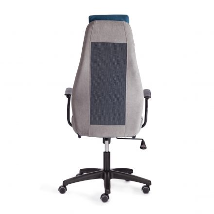 Кресло AVIATOR флок, ткань , синий/серый/серый, 32/29/W-12