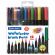 Фломастеры утолщенные 12 цветов, вентилируемый колпачок, BRAUBERG "PREMIUM", ПВХ-упаковка, 152196