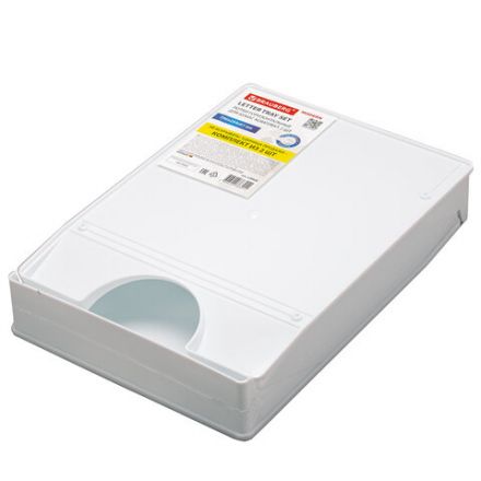 Лоток горизонтальный для бумаг КОМПЛЕКТ 2 шт., BRAUBERG "Modern", 346х254х61 мм, белый, 238026 Лоток горизонтальный для бумаг КОМПЛЕКТ 2 шт., BRAUBERG "Modern", 346х254х61 мм, белый, 238026