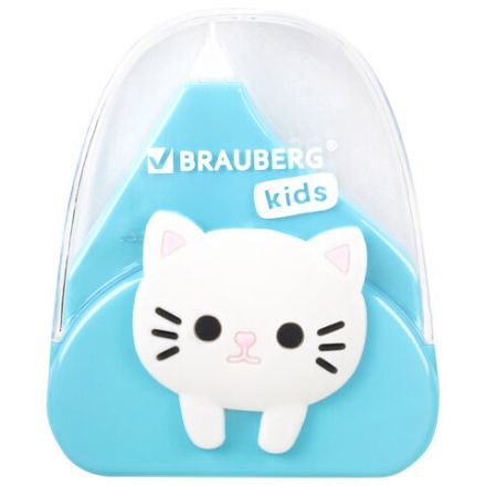 Корректирующая лента BRAUBERG KIDS "Котенок", 5 мм х 6 м, корпус ассорти, блистер, 272494 Корректирующая лента BRAUBERG KIDS "Котенок", 5 мм х 6 м, корпус ассорти, блистер, 272494