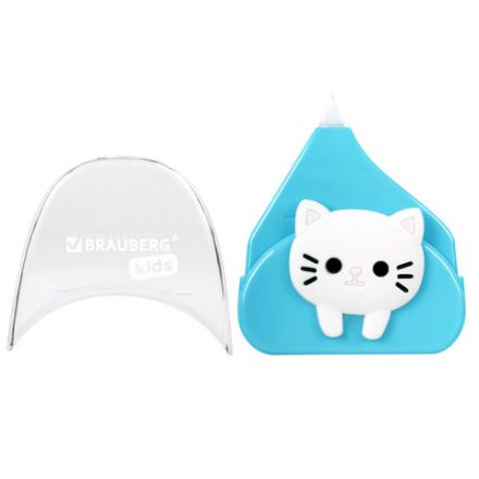 Корректирующая лента BRAUBERG KIDS "Котенок", 5 мм х 6 м, корпус ассорти, блистер, 272494 Корректирующая лента BRAUBERG KIDS "Котенок", 5 мм х 6 м, корпус ассорти, блистер, 272494
