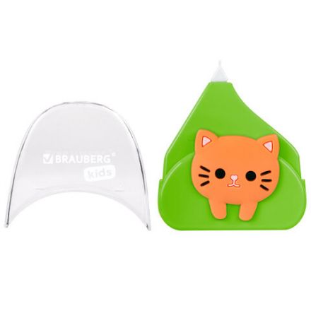 Корректирующая лента BRAUBERG KIDS "Котенок", 5 мм х 6 м, корпус ассорти, блистер, 272494 Корректирующая лента BRAUBERG KIDS "Котенок", 5 мм х 6 м, корпус ассорти, блистер, 272494