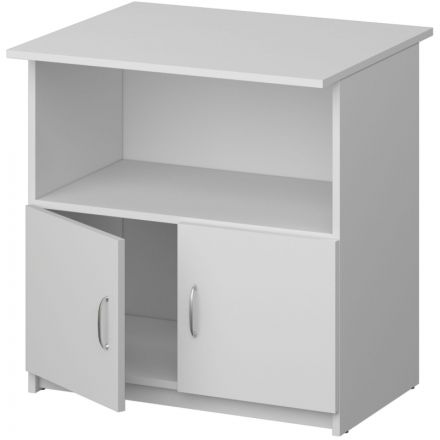 Тумба SP Бюджет под оргтехнику 2558.290 (402658) 720х600х740 Белый шагрень