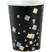 Стакан одноразовый Конфетти Party черный 250мл 6шт/уп,1502-5503 Стакан одноразовый Конфетти Party черный 250мл 6шт/уп,1502-5503