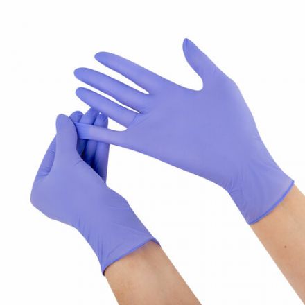 Перчатки нитриловые смотровые SFM Stable-Work/SUPERSOFT N 135, Германия, 50 пар (100 штук), размер 6-7, S (малый)