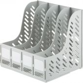 Лоток вертикальный Attache 4отделения сборный серый Лоток вертикальный Attache 4отделения сборный серый