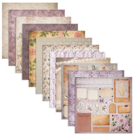 Бумага для скрапбукинга 30х30 см "Винтаж", двусторонняя, 12 листов, 12 дизайнов, 180 г/м2, ОСТРОВ СОКРОВИЩ, 662766 Бумага для скрапбукинга 30х30 см "Винтаж", двусторонняя, 12 листов, 12 дизайнов, 180 г/м2, ОСТРОВ СОКРОВИЩ, 662766