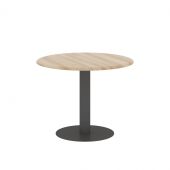 Конференц стол WCT 110 Бук Тиара/Антрацит D1000х754 WAVE Конференц стол WCT 110 Бук Тиара/Антрацит D1000х754 WAVE