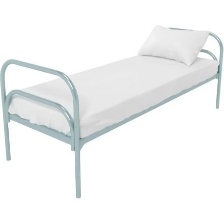 Кровать CAM_металлическая одноярусная Стандарт+2 800х1900,сет100х50,2 перем Кровать CAM_металлическая одноярусная Стандарт+2 800х1900,сет100х50,2 перем