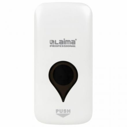 Дозатор для мыла-пены ULTRA LAIMA PROFESSIONAL, НАЛИВНОЙ, 0,5 л, белый, ABS-пластик, 606830