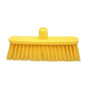 Щетка для подметания FBK полужесткая,узкая 280x48мм, пластик желтый 24157-4