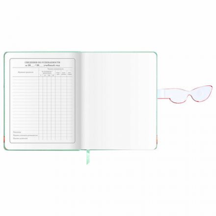 Дневник 1-4 класс 48 л., кожзам (твердая), застежка, ЮНЛАНДИЯ, "Корги в Очках", 106210