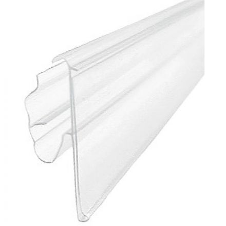 Ценникодержатель полочный двухпозиционный LST39 дл.988мм, прозр, 60шт/уп