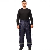 Брюки рабочие зимние з32-БР син оксф 68-70/170-176 арт.Валькирия