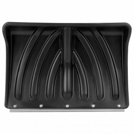 Лопата снеговая 46х33 см БЕЗ ЧЕРЕНКА "КРЕПЫШ" СУПЕРПРОЧНАЯ, планка на клепках, ГРАНДМАСТЕР, 700338