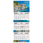 Календарь квартальный 2026 г., 3 блока, 3 гребня, бегунок, мелованная бумага, BRAUBERG EXTRA, "Бухта", 116818 Календарь квартальный 2026 г., 3 блока, 3 гребня, бегунок, мелованная бумага, BRAUBERG EXTRA, "Бухта", 116818