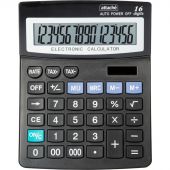 Калькулятор ПОЛНОРАЗМЕРНЫЙ Attache ATC-222-16F 16-ти разрядный черный