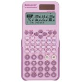 Калькулятор инженерный BRAUBERG SC-991ES-PLUS-PK (164х80 мм), 552 функции, 10+2 разряда, РОЗОВЫЙ, 272654
