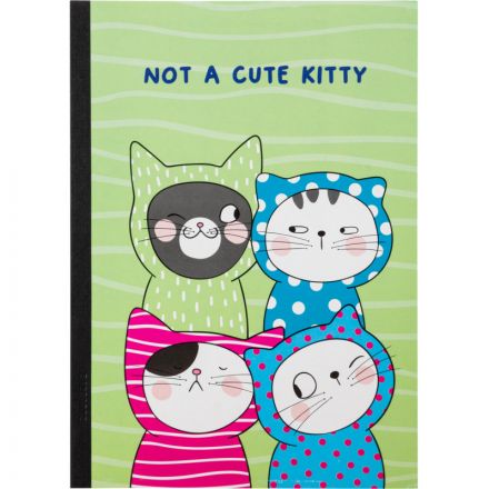 Тетрадь общая So Many Cats 60л, B5, блок бел, клетка,пл.обл.,в ассортимент