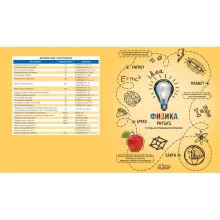 Тетрадь предметная Ребус 48л А5, клетка ФИЗИКА, 73847