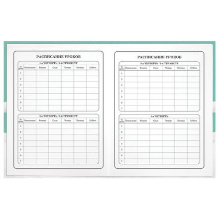 Дневник 1-4 класс 48 л., гибкая обложка, ЮНЛАНДИЯ, выборочный лак, с подсказом, "Вишенки", 106589