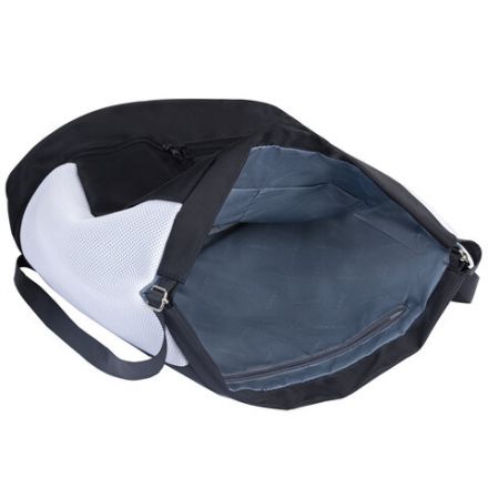 Рюкзак спортивный мешок HEIKKI ACTION (ХЕЙКИ) с отделением для обуви, вентилируемые стенки, 45х34 см, "Total black", 273455