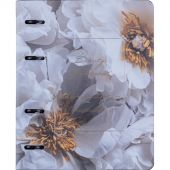 Тетрадь общая, IS, 175х212мм, 120л., клетка, кольца. Beauty, цветы N4580