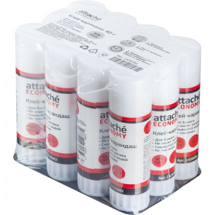 Клей-карандаш 40г Attache Economy