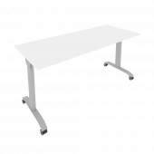 Mobile System Стол складной мобильный СМ-6 Белый/Тёмно-серый металл 1600*650*757 Mobile System Стол складной мобильный СМ-6 Белый/Тёмно-серый металл 1600*650*757