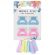 Набор для волос 12 шт: 8 резинок + 4 краба, пастельные цвета, MONTE VITA (МОНТЕ ВИТА), 457034