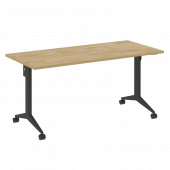 X-Pull Стол складной мобильный X.M-4.7 Тиквуд светлый/Антрацит металл 1580*720*753 X-Pull Стол складной мобильный X.M-4.7 Тиквуд светлый/Антрацит металл 1580*720*753