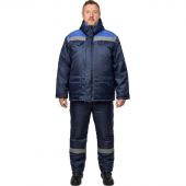 Костюм рабочий зимний муж з12-КПК с СОП син/вас оксф 56-58/194-200