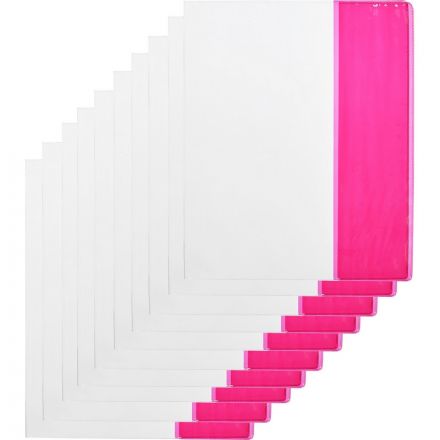 Набор обложек №1 School,д/дневн,тетр,цв.клап,212х350,ПВХ,110мкм, 10 шт/уп