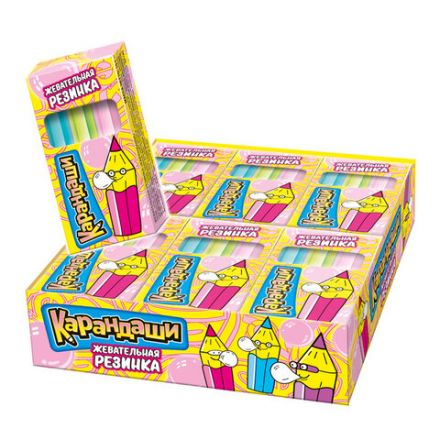 Жевательная резинка "Карандаши", 15 г, КАНДИ КЛАБ, GUM024-1 Жевательная резинка "Карандаши", 15 г, КАНДИ КЛАБ, GUM024-1